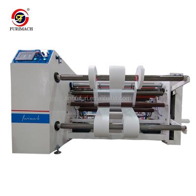 China Furimach non-woven fabric roll slitting rewinding machine mask fabric self-adhesive paper roll slittier rewinder machine for sale