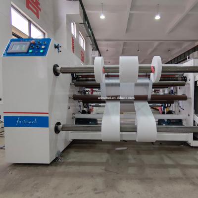 China Winding 600 diameter non-woven fabric roll slittier rewinder machine for sale