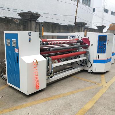 China Advanced configuration PLC control pvc tape rewinding machine for sale