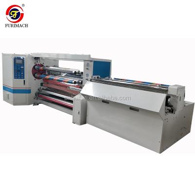 China China Made Four Shafts Exchange Super Clear BOPP Tape Rewinding Machine for Tape Making for sale