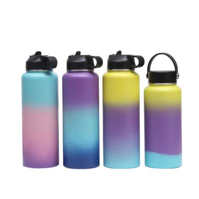 China AilinGalaxy Stainless Steel Vacuum Flask Viable Bulk Black Water Bottle for sale