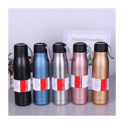 China Large Capacity Travel PORTABLE Stainless Steel Slim Colored Vacuum Flask for sale