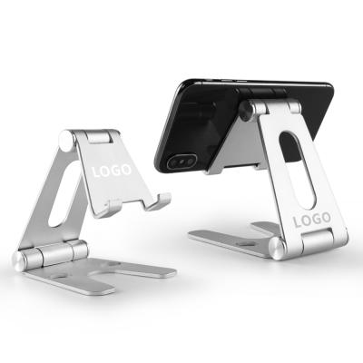 China 270 degree rotation mobile phone aluminum alloy desktop smartphone /tablet mobile phone holder table metal stand support for sale