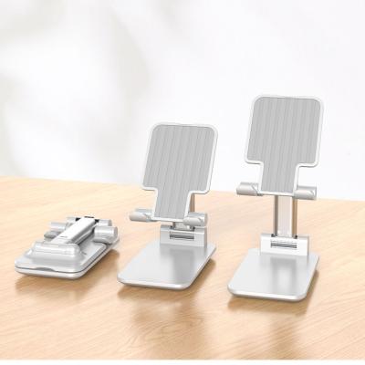 China Aluminum Stand Adjustable Super Hot Table Mobile Phone Desk Height Folding Phone Holder for sale