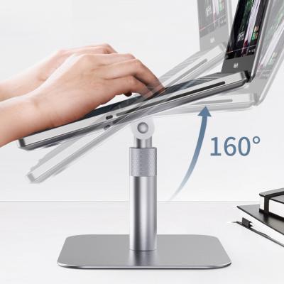 China (Size) 2021 Adjustable Newly Alloy 360 Adjustable Foldable Aluminum Rotating Laptop Stand Laptop Stand for sale