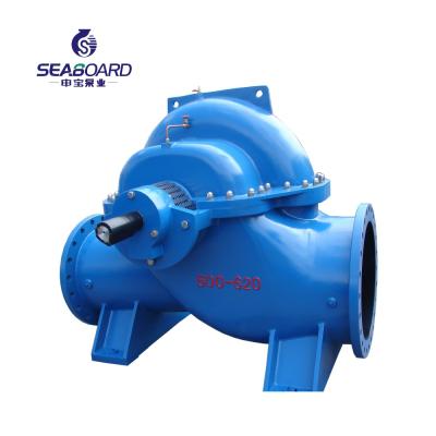 China 10000m3/h Max Water Solutions Developing World Pump Double Suction Horizontal Split Stationary Industrial Pump Large Case Flow Water Pump for sale