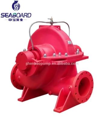 China High Efficiency 240M Casing Double Suction High Pressure Fire Fighting Split Centrifugal Pumps DN150, PN25, for sale