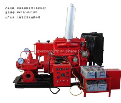 China Drinking Water Treatment Electric Or Diesel Engine Driving Fire Fighting End Suction High Pressure Used Centrifugal Pump for sale