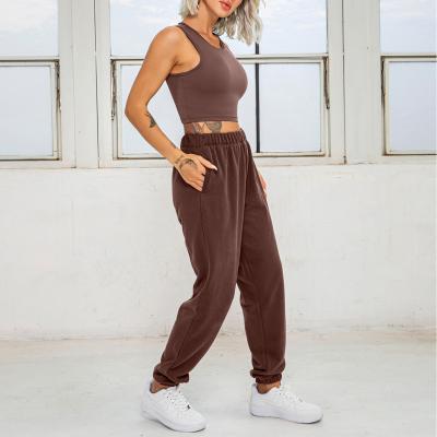 China Custom Logo Women's Set Two Piece Hoodies Gym Fitness Sets Casual Anti-Wrinkle Autumn With Joggers Set Sweatpants Woman for sale