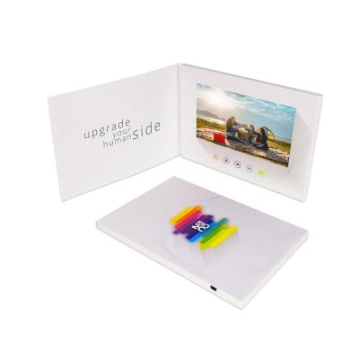 China China custom 7 inch lcd tft screen video brochure for gift invitation business card greeting marketing for sale