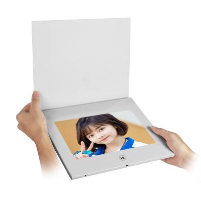 China 10 Inch Japan Luxury Custom TFT LCD Screen Video Brochure Book For Gift Invitation Business Card Greeting Marketing for sale