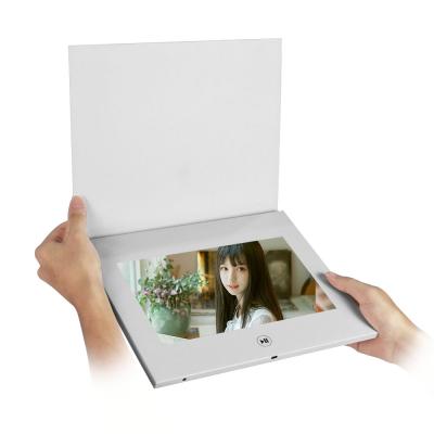 China Japan custom 10 inch TFT LCD screen video brochure book for gift invitation business card greeting marketing for sale