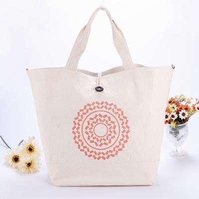 China Wholesale Custom Foldable Grocery Bags Eco-friendly Logo Printed Canvas Shopping Bag Eco Friendly Reusable Standard Size for sale