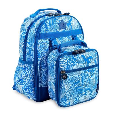 China Anti Theft Custom Cloud Printing Women's Daypack Casual Fits 15