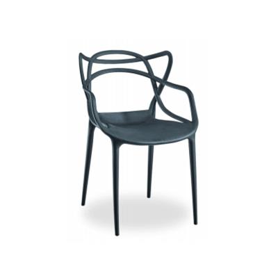 China Modern High Fashion PP Plastic Chair Named Horn Chair For Indoor And Outdoor Waiting Chair for sale