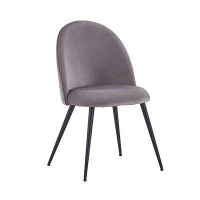 China Modern Velvet Crush Dinner Chair With French Modern Monkey Suede Queen Nordic Tufted Fabric Dining Chair for sale