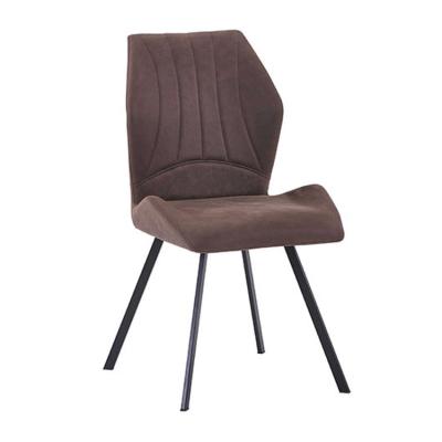 China Modern French Style Dining Chair Simple Black Legs Dining Chairs With OEM Design for sale