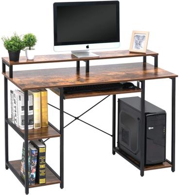 China (Size)Adjustable Easy To Assemble Wooden Computer Desk Table Computer Desk School Office Furniture for sale