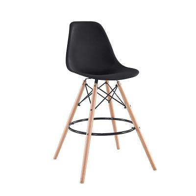 China Wholesale modern bar furniture milk tea shop and modern bar chair cafe high backrest plastic bar stool for sale