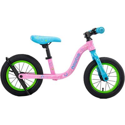 China Newest Aluminum Alloy NEWBORIDER Kids Children's Training Aluminum Balance Bike OEM 12 Inch for sale