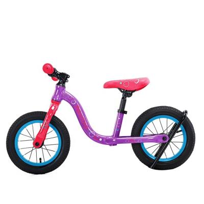 China Premium Quality Aluminum Alloy 12 Inch Eco-Friendly Paint Air Rubber Tires Kids Training Balance Bike For Toddler for sale