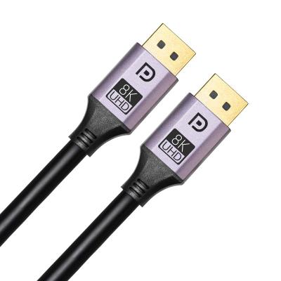 China Car Displayport 10 Meter DP M 1.4 To F Cabo TV Hdmi Lead 1080P F 2.1 Uhd 8K 4K High Speed ​​Cable Adapter for sale