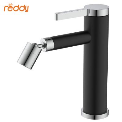 China Wholesales Chrome Nickel SUS304 Stainless Steel Thermostatic Matte Black Bathroom Mixers Universal Swing Spout Faucets Pull Down Basin Faucets for sale