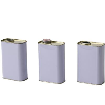 China High quality food packaging 1L square tin can metal can for sale