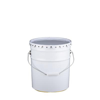 Cina UN Approved Metal Steel Tin 5 Gallon Chemical Paint Oil Bucket drums pails With Lid in vendita