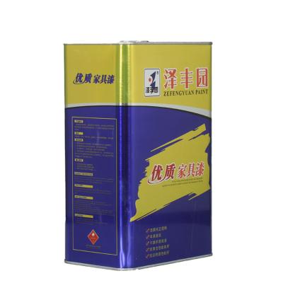 China quality supplier 2L metal paint tin can Square tin canister for sale for sale