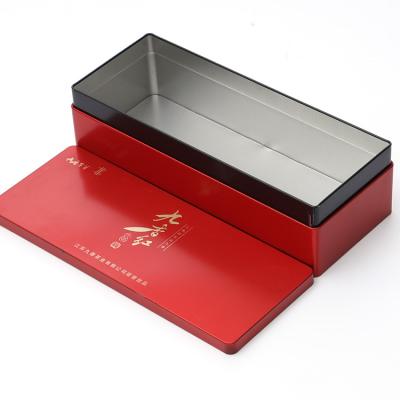 China Wholesale Square Tea Container Tin Gift Box Packaging Metal Tin Box en venta