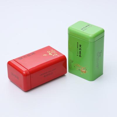 中国 Custom colors and patterns metal tin box tea tins canister gift box 販売のため