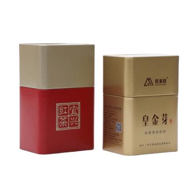 中国 Manufacturer wholesale Tea tin can Three-section jar 販売のため