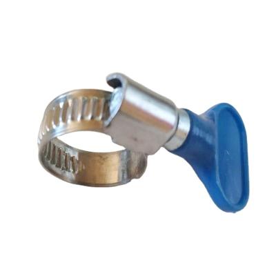 China German Pipe Clamp Type Hose Clamp With Plastic Grip 9mm Strip W1 for sale