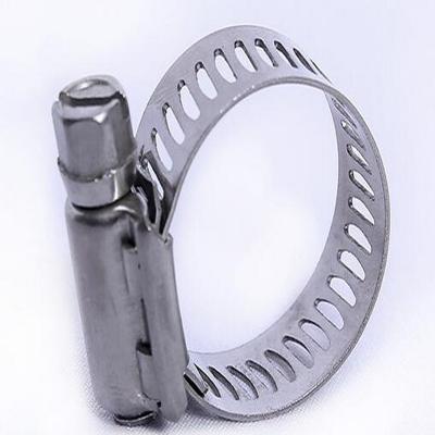 China Two Piece Pipe Clamp Housing Perforated Hose Clamp Strip for sale