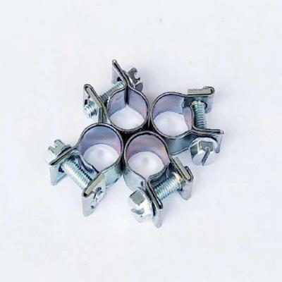 China China Factory High Strength Promotion Customized Mini Logo Stainless Steel Pipe Clamps for sale