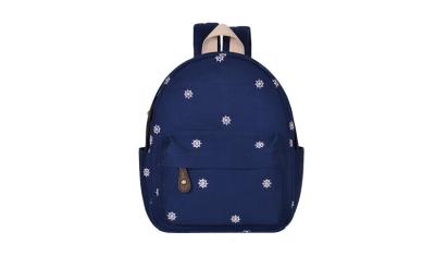 Chine Petit sac bleu de Satchel d'école de sacs d'école de filles de toile beau à vendre