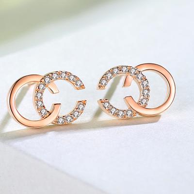 China Factory Price Fashion Jewelry Sterling Sliver Earrings Fashion Jewelry for sale