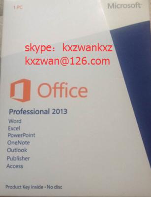 China OEM Microsoft Office 2013 Professional Software Full version with fpp key for sale