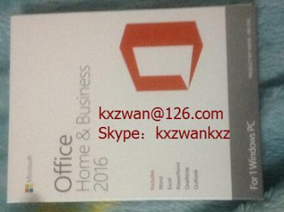 China Hot Selling Microsoft Office 2016 H&B pro HS / Pro plus new Retail FPP Keys PKC for sale