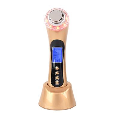 China Wrinkle Remover PM602 5 in 1 Skin Tightening Machine LED EMS RF Facial Beauty Device For Wrinkle Acne Pigment Removal Rejuvenating Device for sale