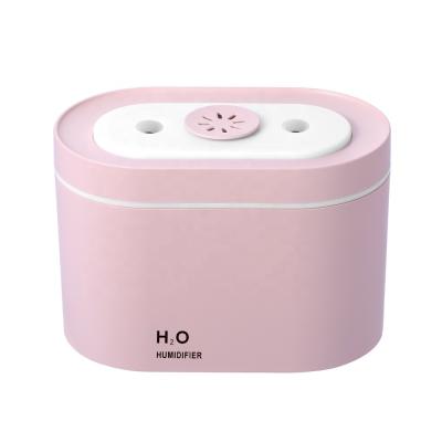 China Hotel PM-H2 Hot Selling Mini USB Rechargeable Sterilized Ultrasonic Air Humidifier Portable Humidifier Portable Dual Nozzle for sale