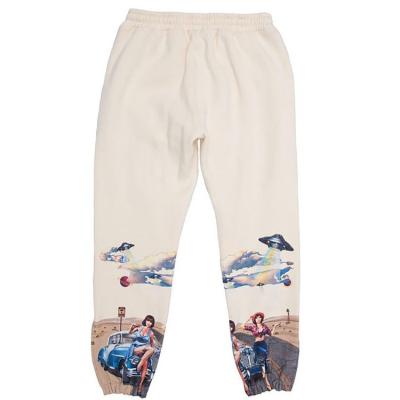 China 2021 Girls Printed Straight Leg Trousers Viable For Sports for sale