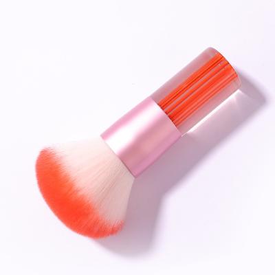 China Angular Blush Large Size Acrylic Handle Make Up Brush Powder Base Blush Brush for sale