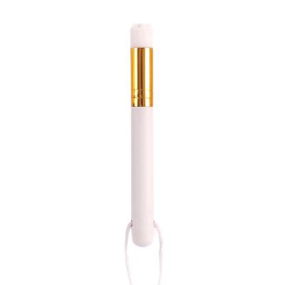 China Angular Blush Wooden Handle Make Up Brush Nose Blackhead Cleansing Brush With String for sale