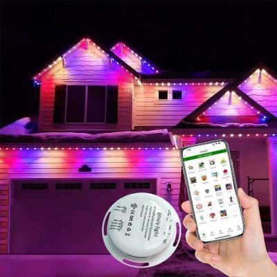 China Christmas Lights Led String Imeelighting Landscape Dot Pixel Led RGB Holiday Light Outdoor Decoration Dmx512 24v Rgbw Dot Led Permanent Christmas Light for sale