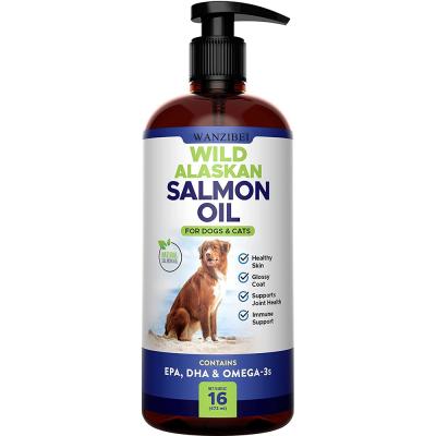 China Stocked Naturals Wild Caught Fish Oil For Dogs Omega 3-6-9 GMO Free Reduces Rejection Supports Skin Coat Joints Heart Brain Immune System for sale