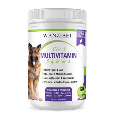 China WANZIBEI Stocked Soft Multivitamin Dog Chews With Natural Ingredients For Pet Over Health Treat Snack In Stock for sale