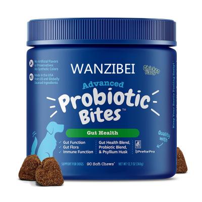 China Stocked Probiotics Treats for Dogs - 120 Sweet Chews - All Natural Dog Probiotics, Prebiotics and Digestive Enzymes for Constipation for sale