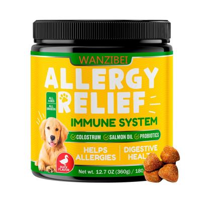 China Stocked Supplements for Dog with Wild Salmon Fish Oil Omega 3 for Dogs Allergy Support Itch Relief EPA and Dog DHA Grain Free Vitamins for sale